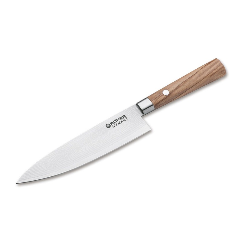 Boker Damascus Olive 6.2" Chef's Knife