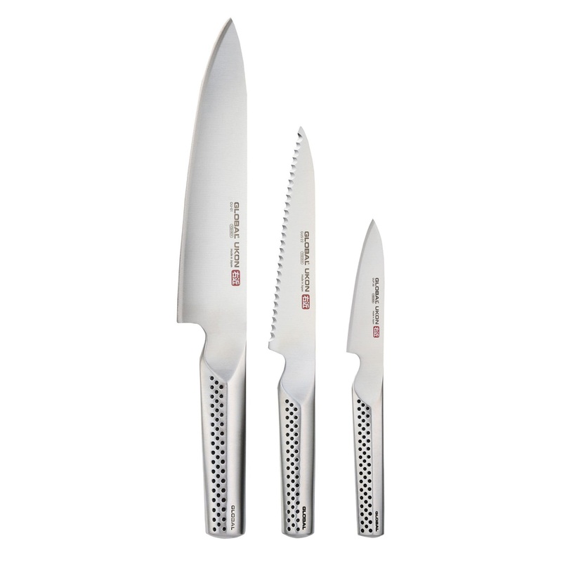 Global Ukon GU-3001 - 3 Pc. Knife Set