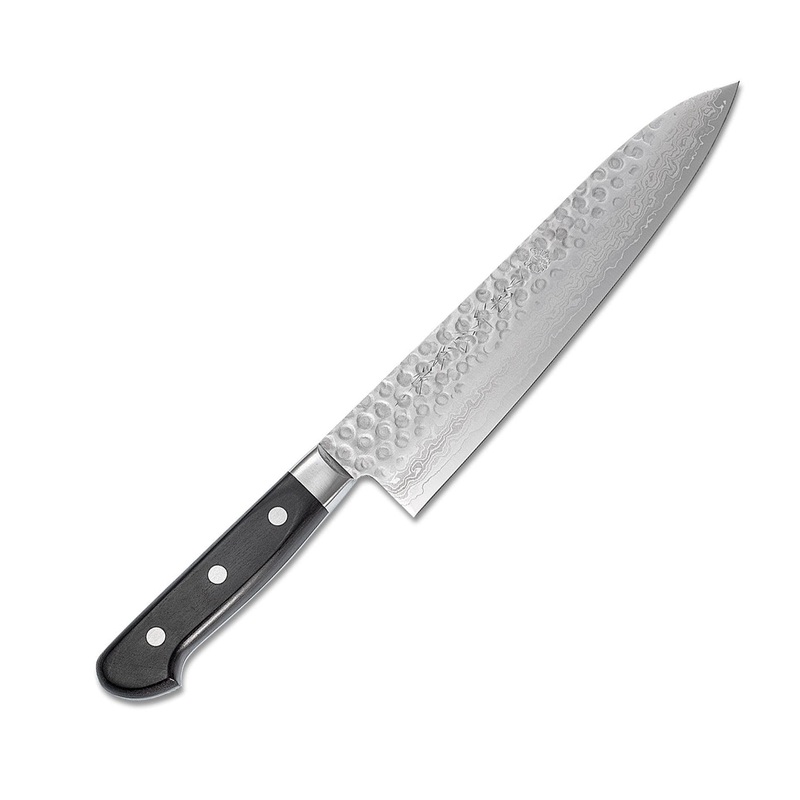 Kikuichi Warikomi Tsuchime Damascus Gold - 8" Chef's Knife