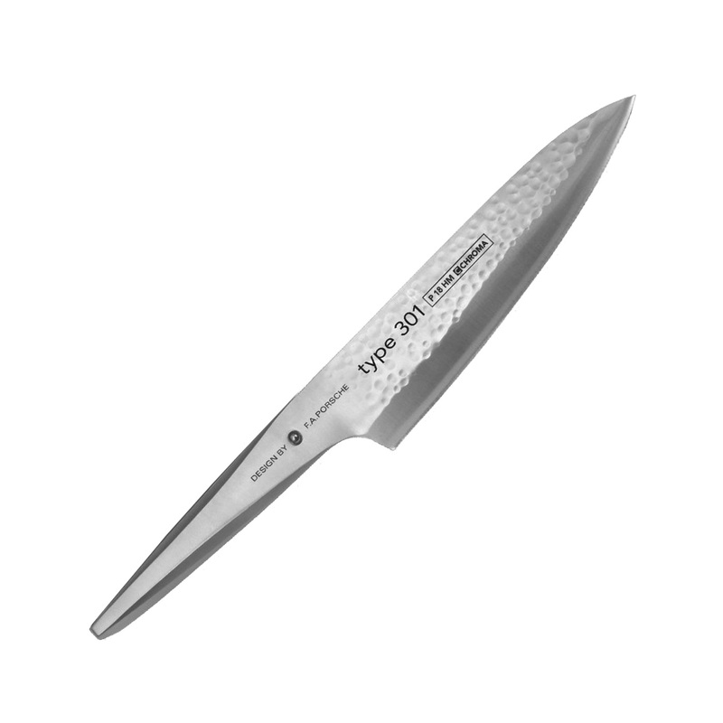Chroma type 301 - 8" Chef Knife - Hammered Finish