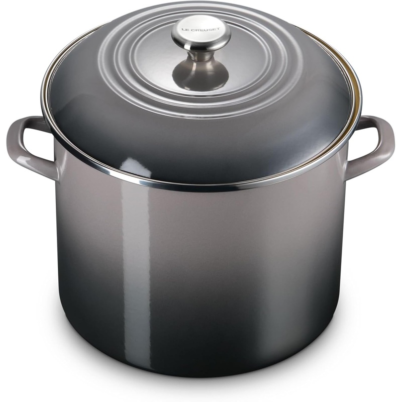 Le Creuset 16 Qt. Traditional Stockpot w/SS Knob - Oyster