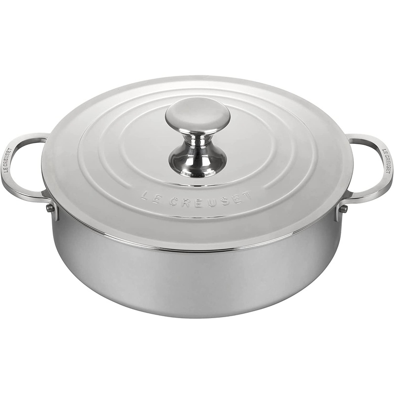 Le Creuset 4 1/2 Qt. Rondeau w/Lid - Stainless Steel