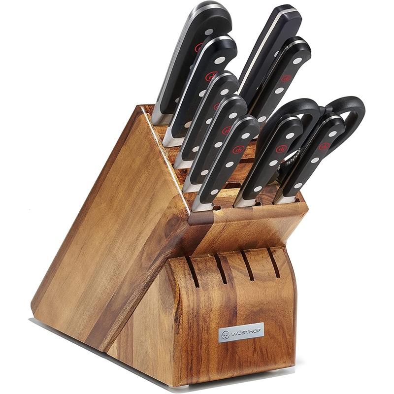 Wusthof Classic - 11 Pc. Knife Block Set, Acacia