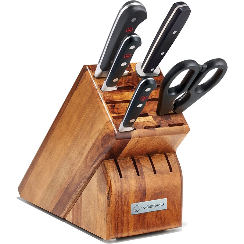 Wusthof Classic - 6 Pc. Starter Knife Block Set, Acacia