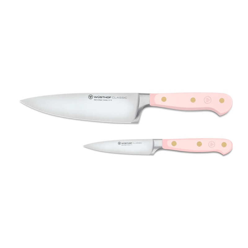 Wusthof Classic Pink Himalayan Salt - 2 Pc. Prep Knife Set
