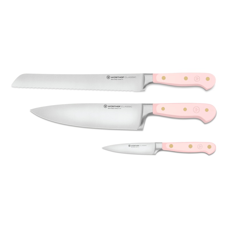 Wusthof Classic Pink Himalayan Salt - 3 Pc. Essential Knife Set