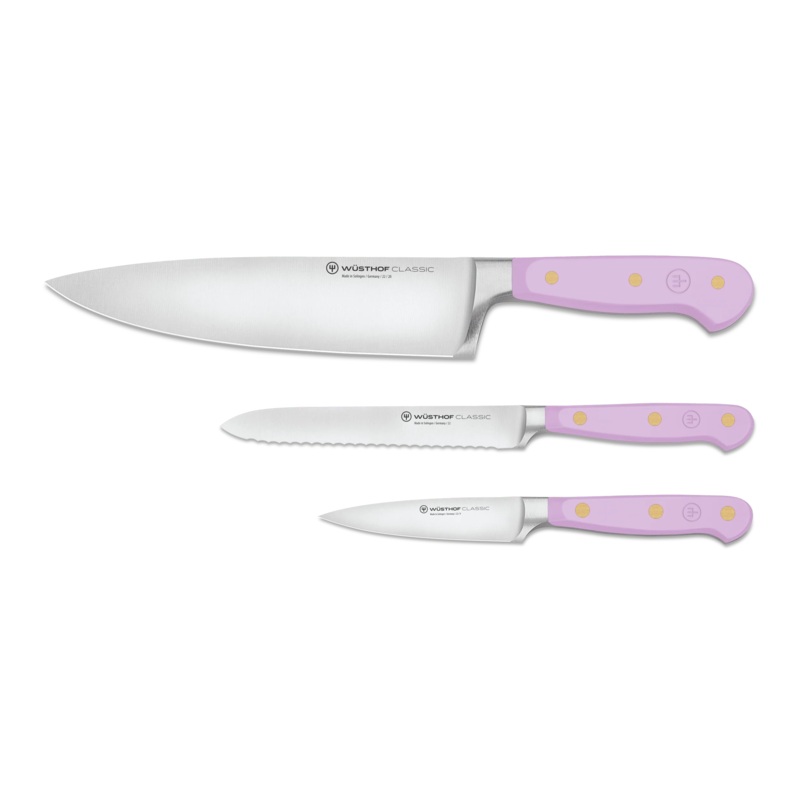 Wusthof Classic Purple Yam - 3 Pc. Utility Knife Set