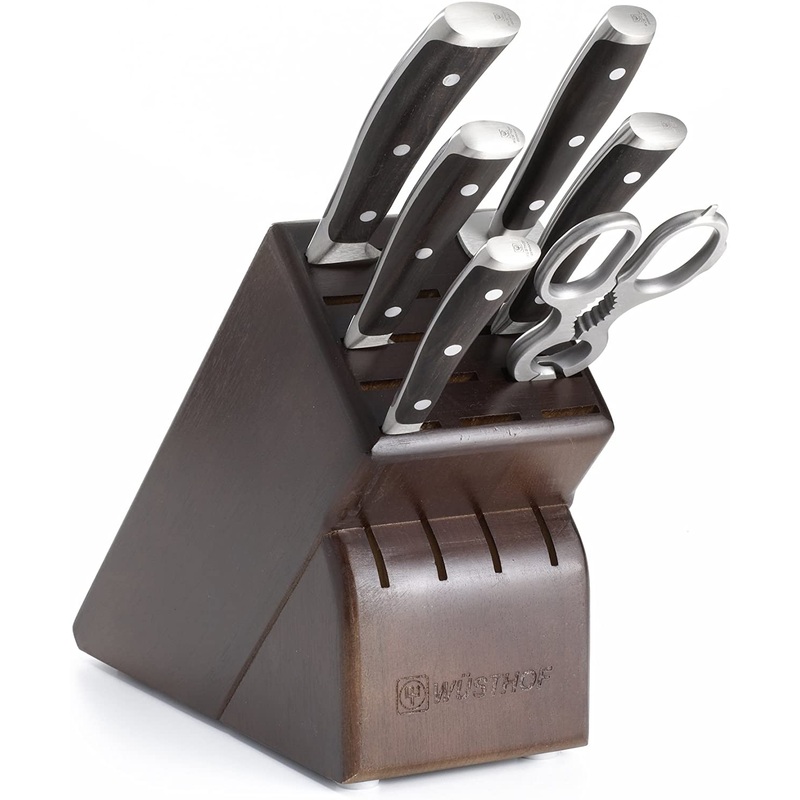 Wusthof Ikon Blackwood - 7 Pc. Knife Block Set