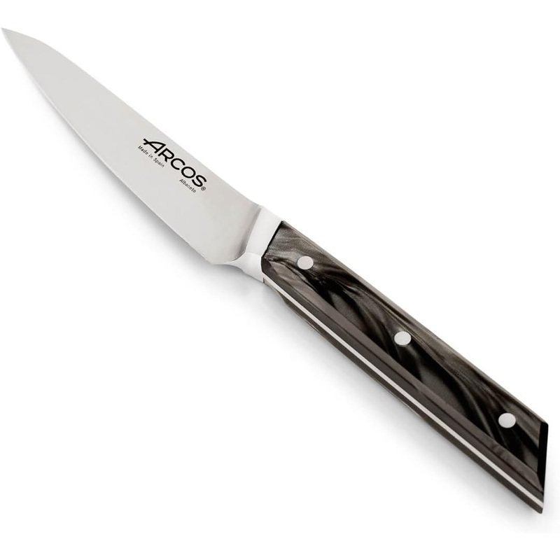 Arcos Eclipse Series - 4" Paring Knife, Black Acrylic Handle