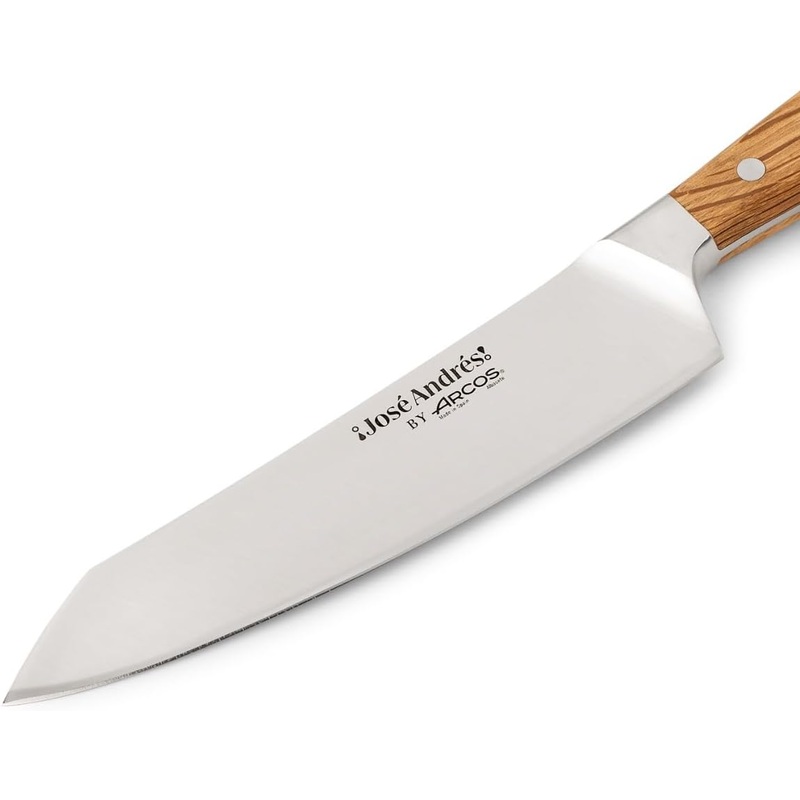 Arcos Jos Andrs Series - 7" Rocking Santoku Knife, Holm Oak Handle