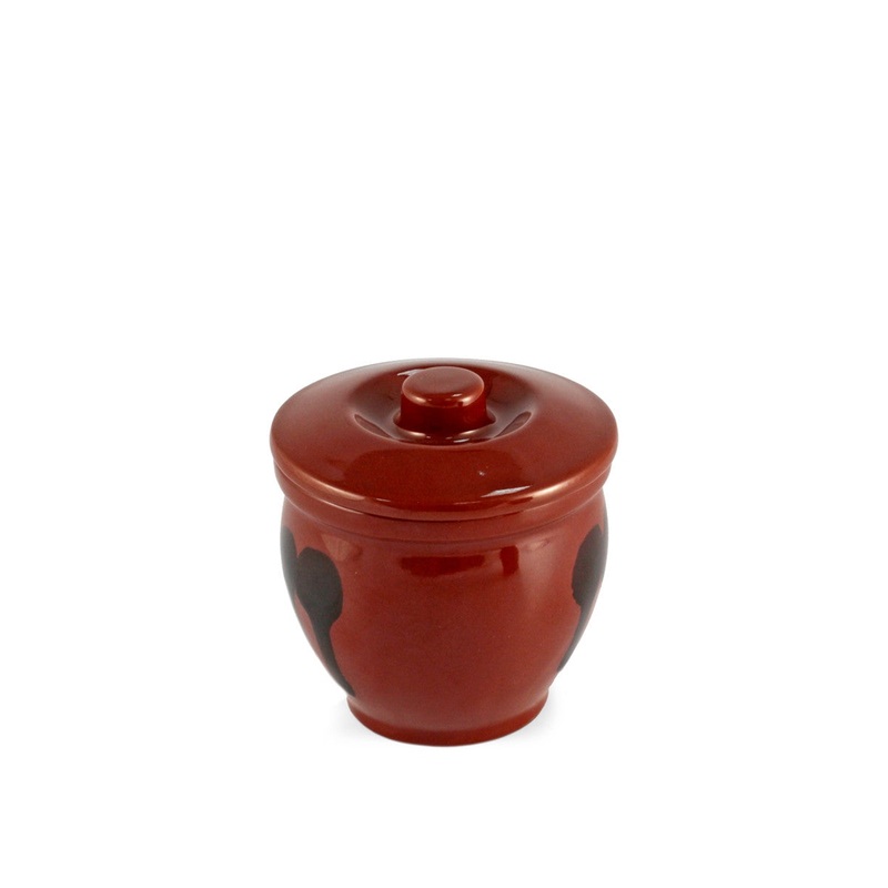 Brown Earthen Sauce Jar Small 6oz