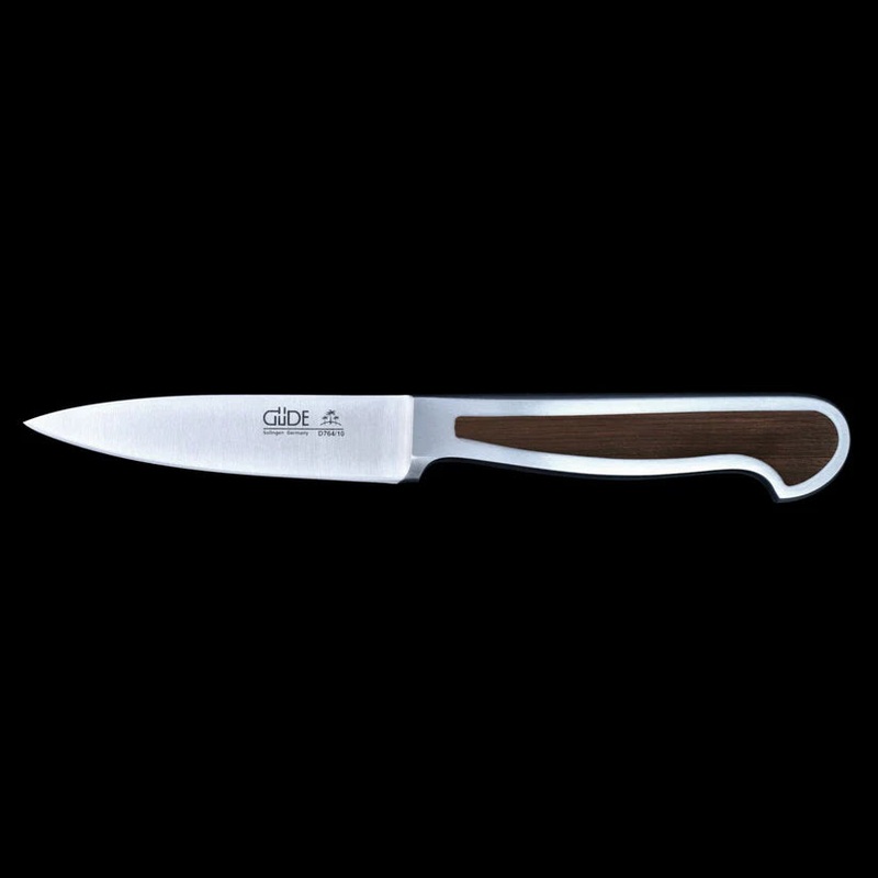 Gde Delta Series - 4" Forged Double Bolster Paring Knife, African Blackwood Handle