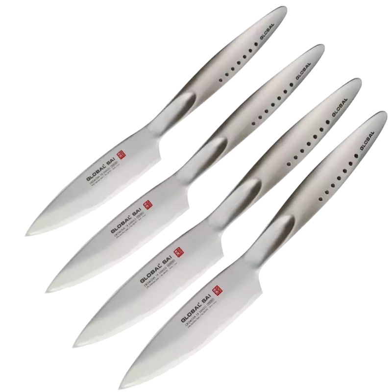 Global Sai SAI-T01/4 - 4 Pc. 4 1/2" Steak Knife Set