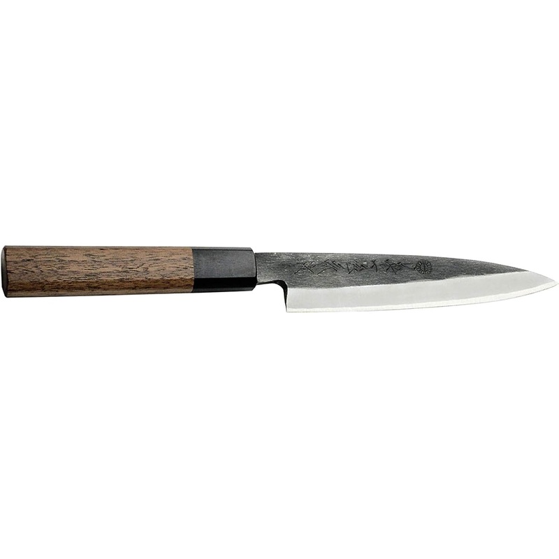 Kikuichi KURO Series Kurouchi Carbon Steel Clad - 6" Petty Knife