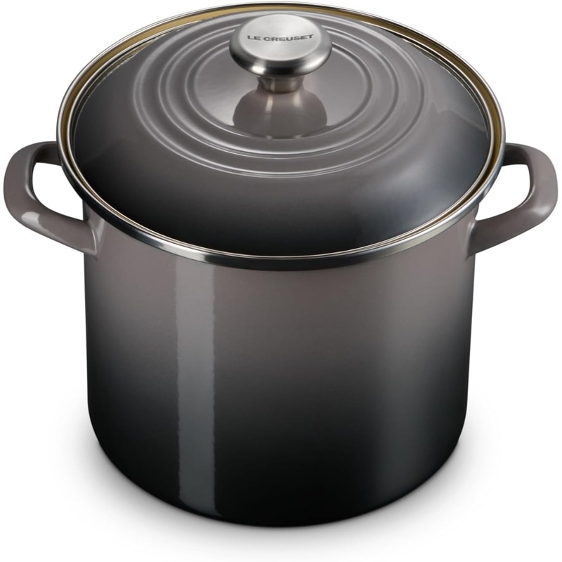Le Creuset 8 Qt. Traditional Stockpot w/SS Knob - Oyster