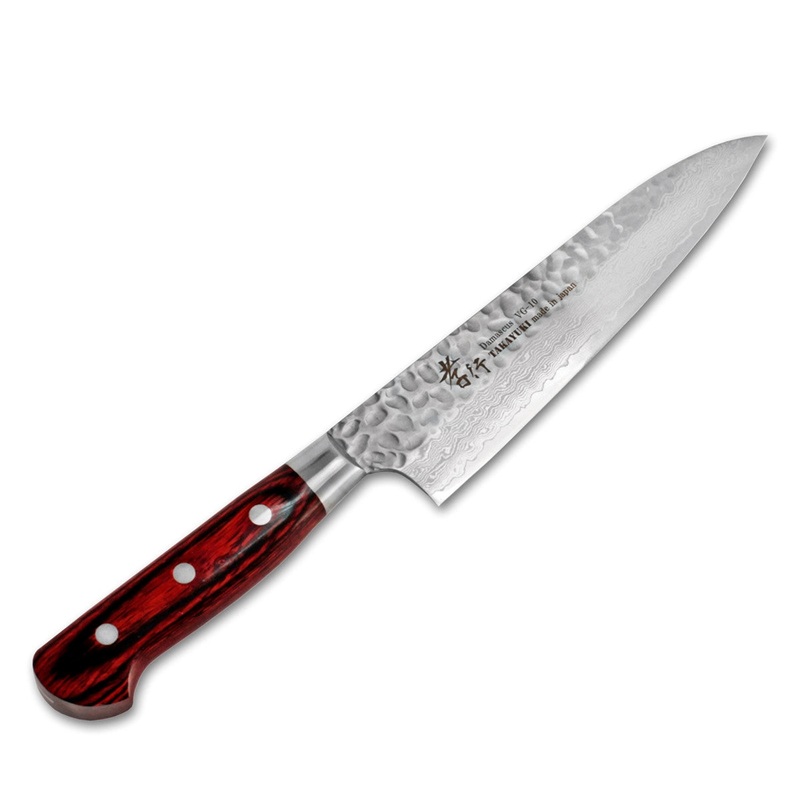 Sakai Takayuki Damascus Hammered VG-10 Gyuto 180mm (7.1")