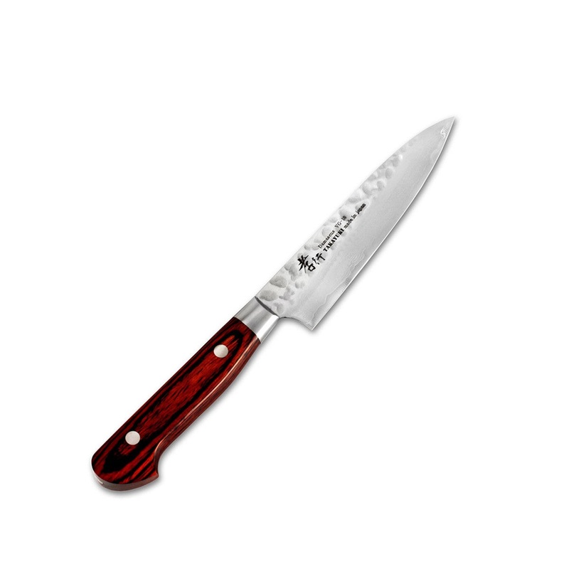 Sakai Takayuki Damascus Hammered VG-10 Petty 120mm (4.7")