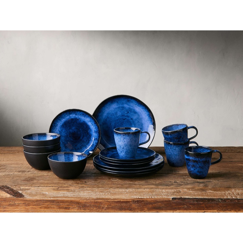 Twilight Dinnerware with Cereal Bowls (Set of 16)