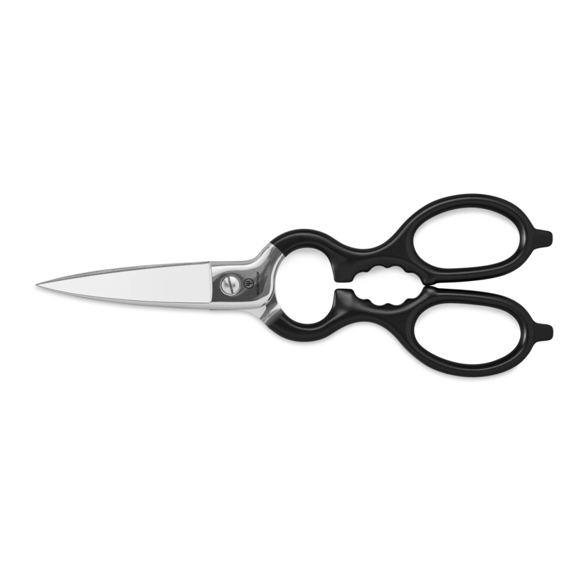 Wusthof - 8" Kitchen Shears w/Synthetic Grips - Black