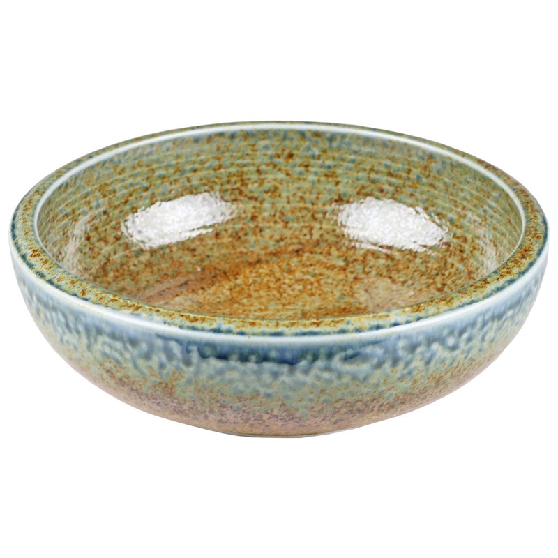 Ainagashi Blue Earthy Serving Bowl 70 fl oz / 9.37" dia