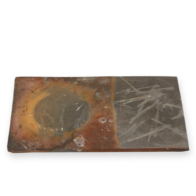 Kanayama Matte Brown Rectangular Plate 10.16" x 5.87"
