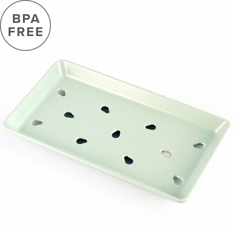Light Green Melamine Sushi Neta Plate 8.74" x 4.92"