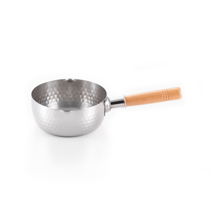 Yoshikawa Yukihira Pot Stainless Saucepan 6.3" dia / 1.25-Qt.