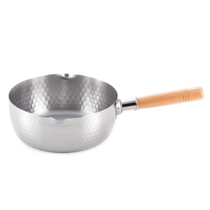Yoshikawa Yukihira Pot Stainless Saucepan 8.6" dia / 3-Qt.