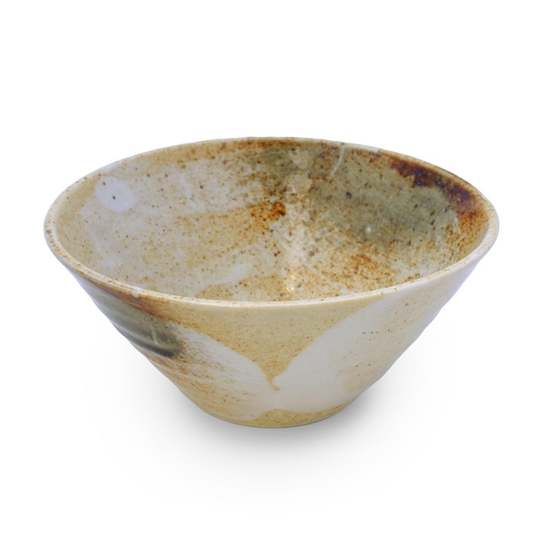 Yukishino Moss White Noodle Bowl 40 fl oz / 7.8" dia
