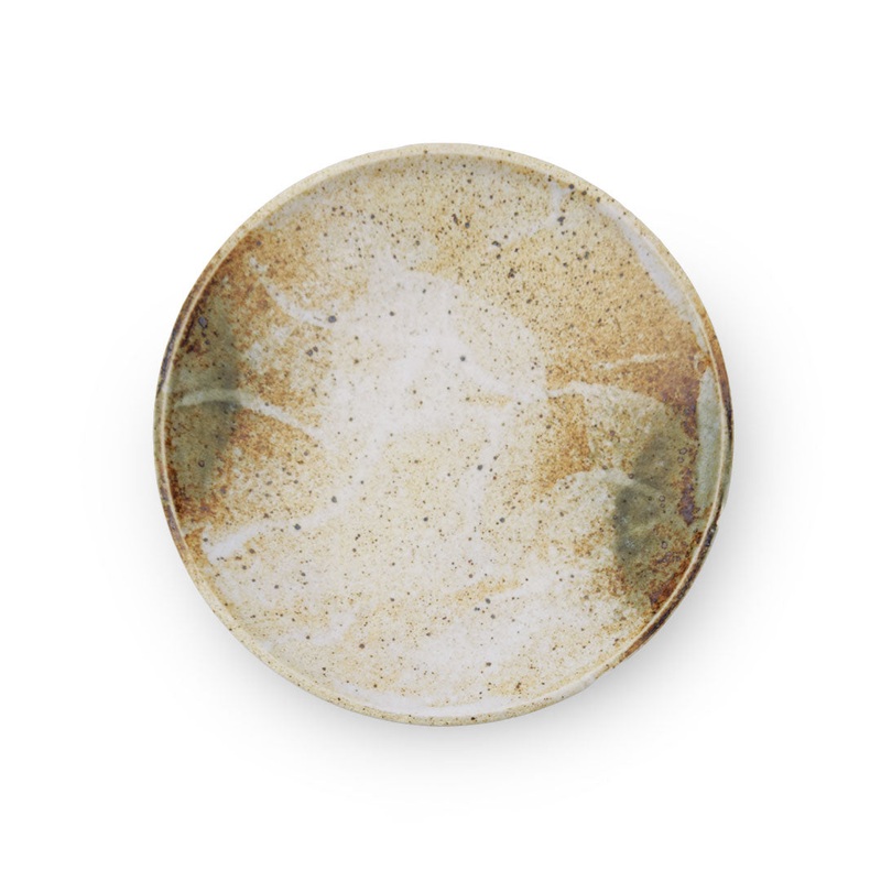 Yukishino Moss White Salad Plate 7.68" dia