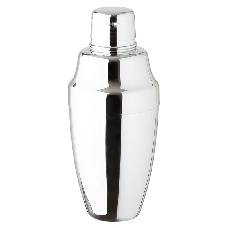 Yukiwa Stainless Steel Micro Bubble Cobbler Cocktail Shaker 500ml (17 fl oz)