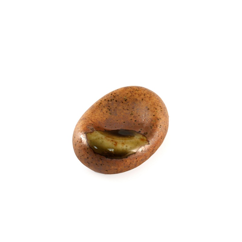 Brown Igadama Chopstick Rest Hashioki