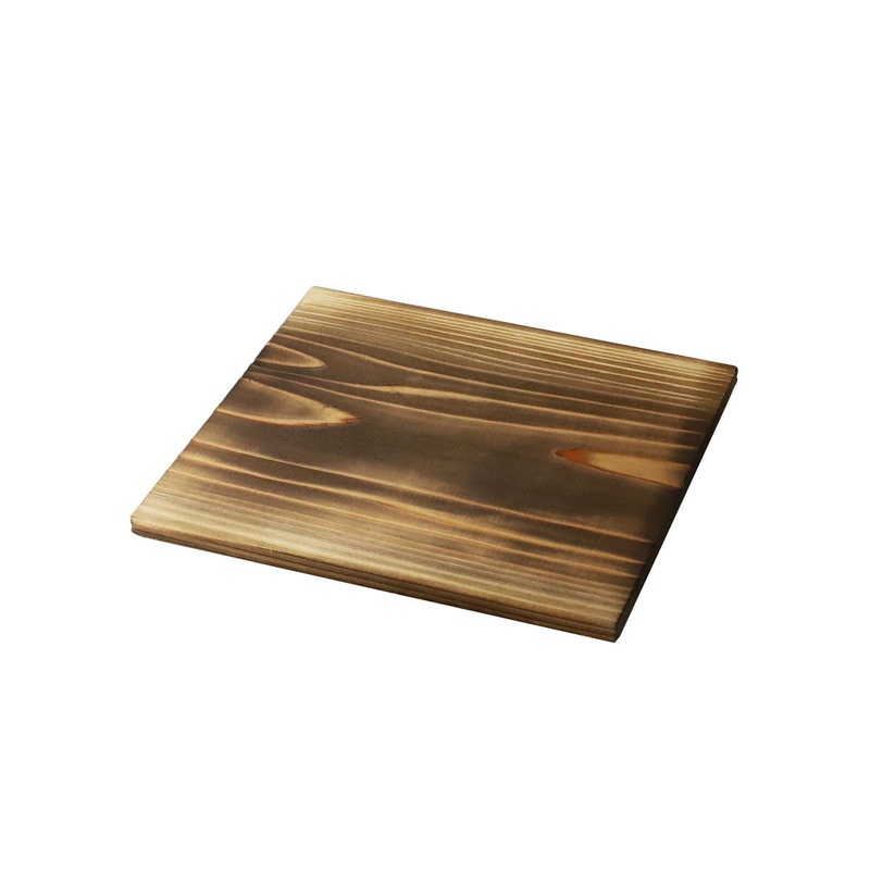 Burnt Cedar Wooden Trivet for Tabletop Grills