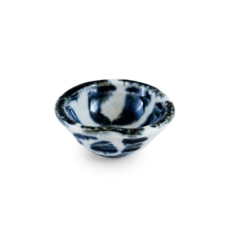 Gosu-Blue and White Condiment Dish 2.9" dia