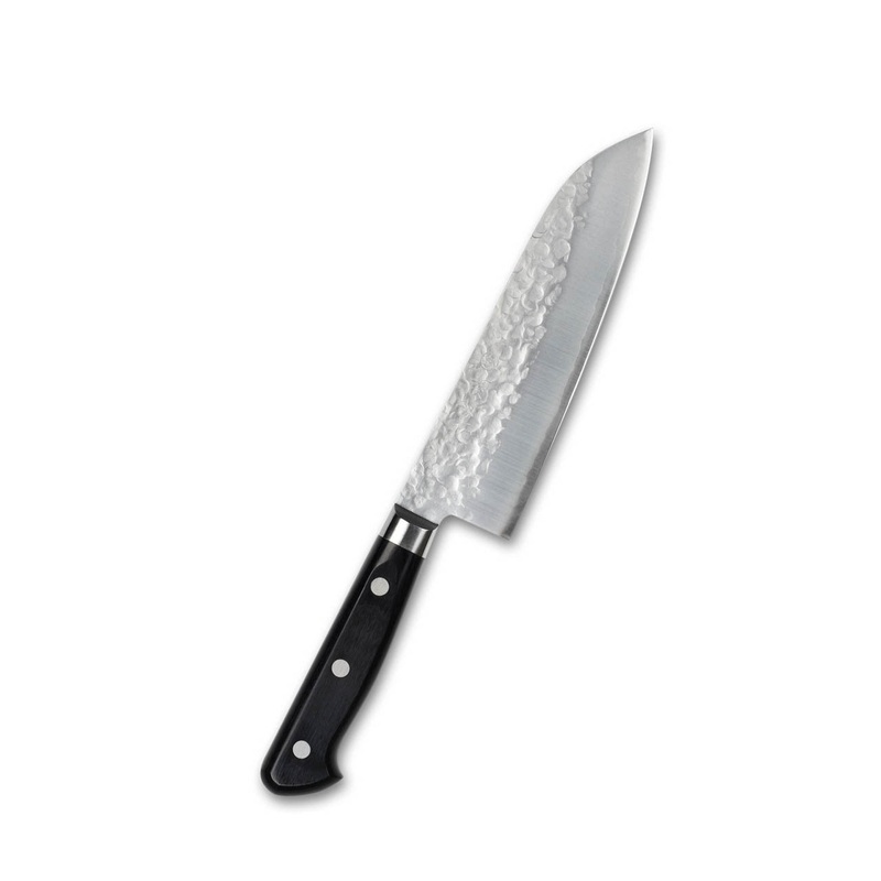 Takamura VG-10  Santoku 170mm (6.7")  Hammered (Tsuchime)