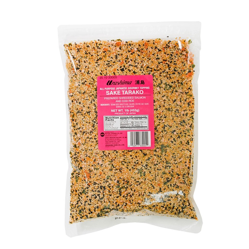 Urashima Furikake Salmon and Cod Roe (Salmon Tarako) 1lb / 453g