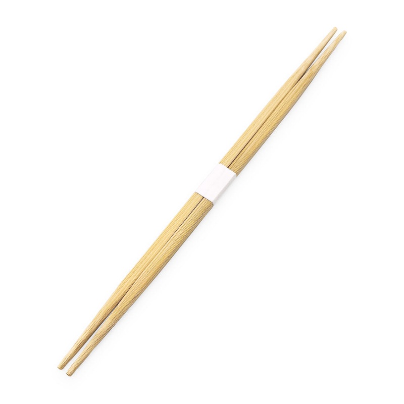 9.5" Disposable Bamboo Chopsticks Bundled, Double Tips - 3000 Pairs / Case