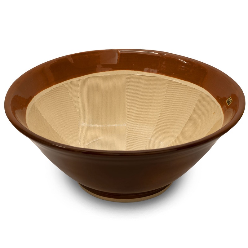 Japanese-style Mortar (Suribachi) Extra Large 96 fl oz / 12.05" dia