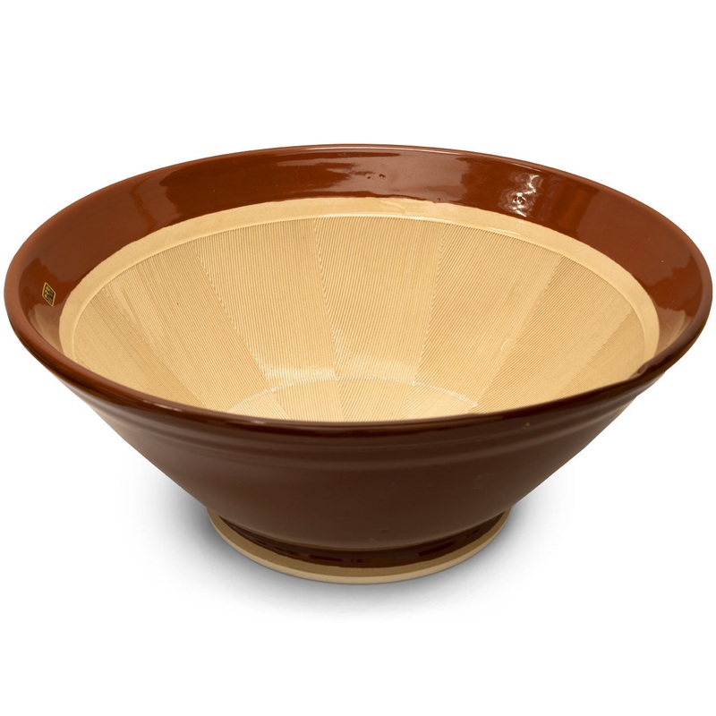 Japanese-style Mortar (Suribachi) XX Large 131 fl oz / 14.65" dia