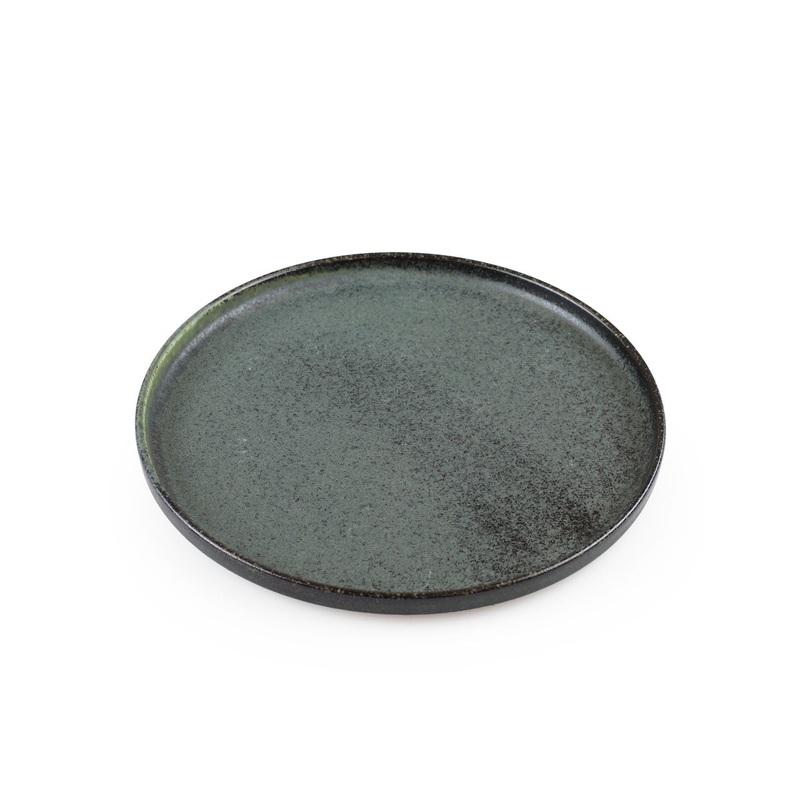 Kokuteki Dark Green Stackable Salad Plate 7.5" dia