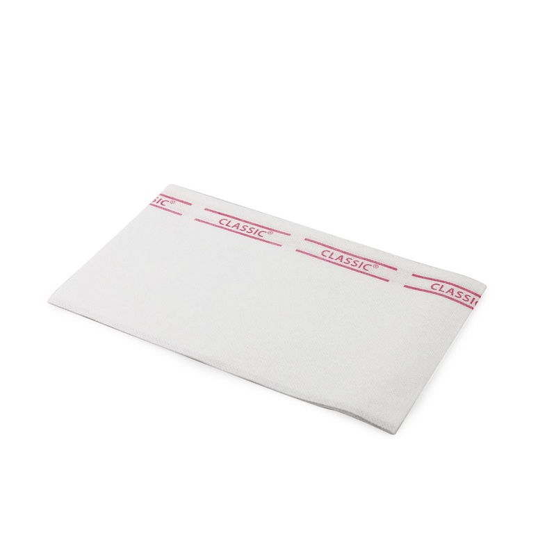 MDI Pro-Series Antimicrobial Premium Foodservice Towels White w/red stripe 21.5" x 13" (150/case)