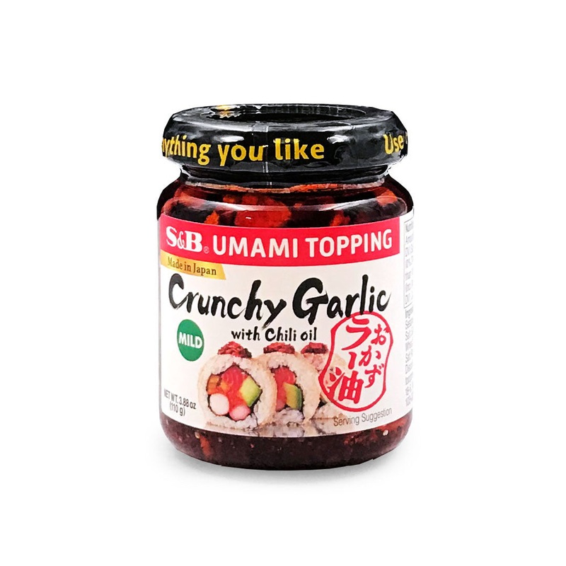 S&B Okazu La-Yu Chili Oil with Fried Garlic 3.9 oz / 110g
