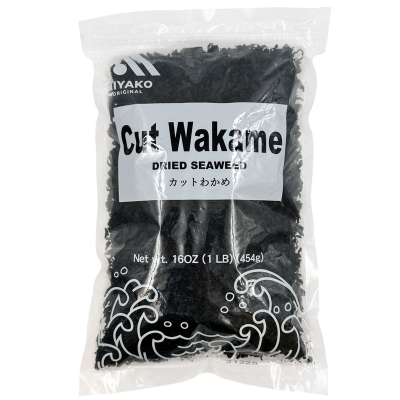 Miyako Dried Cut Wakame Seaweed 1 lb (454g)