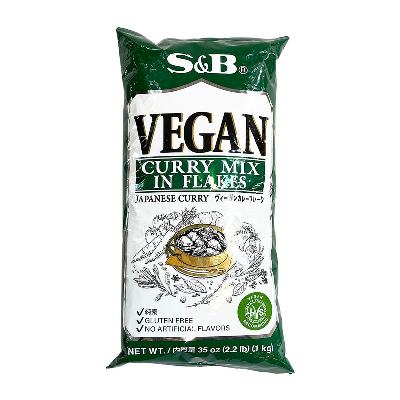 S&B Vegan Curry Sauce Mix Flake 2.2 lbs / 1 kg