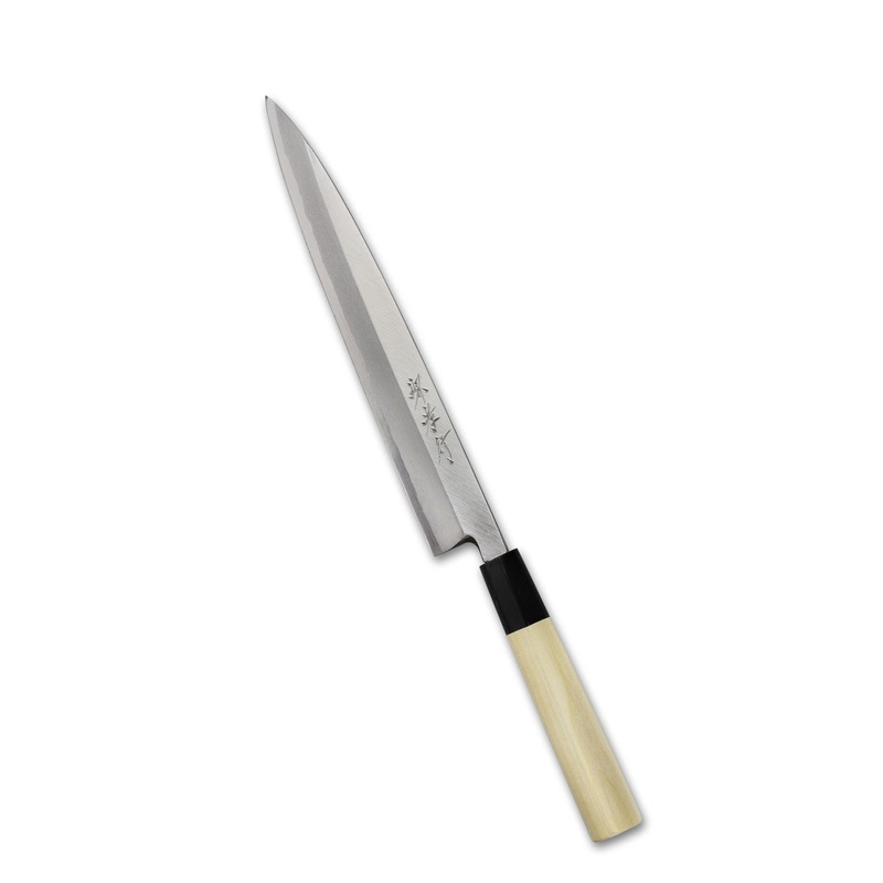 Sakai Takayuki Kasumi Yellow #3 Yanagi 240mm (9.4") Left Handed Wa-Handle