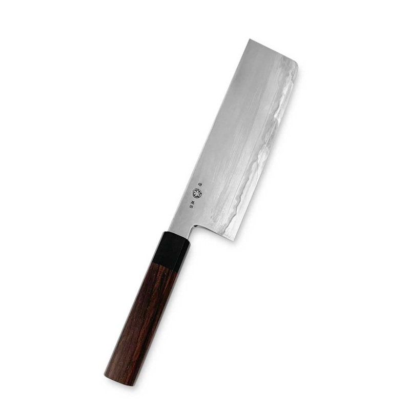 Takada Blue Steel 1 Suiboku Nakiri 180mm (7.1") with Rosewood handle