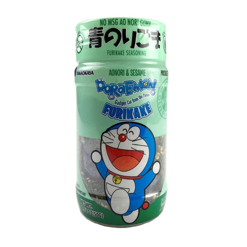 Takaokaya Furikake No MSG, No Salt Added, Aonori & Sesame (Ao Nori Goma) 1.76oz / 50g