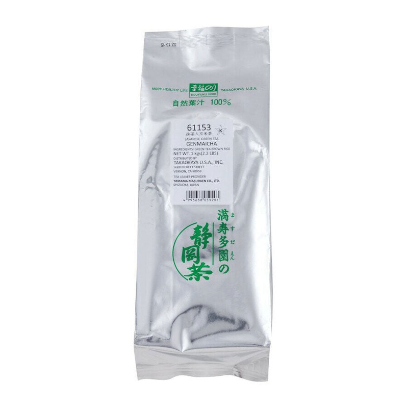 Takaokaya Masuda-en Genmai-cha Green Tea with Matcha 2.2 lbs / 1kg