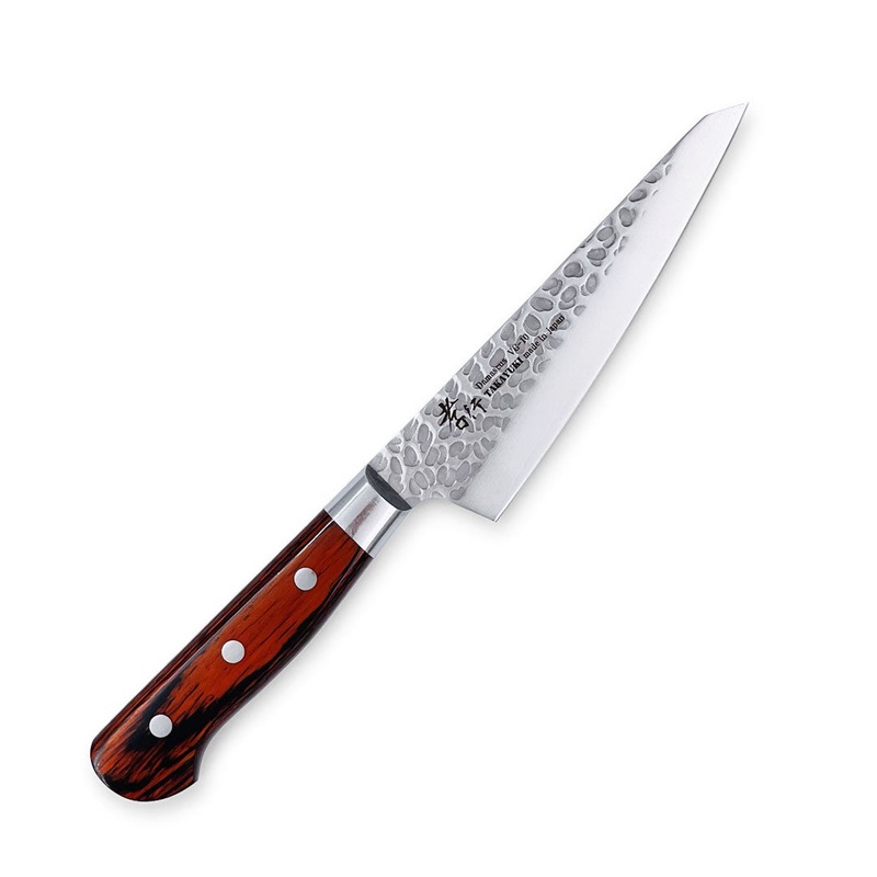 Sakai Takayuki Sabaki Honesuki Damascus Hammered VG-10 150mm (5.9")