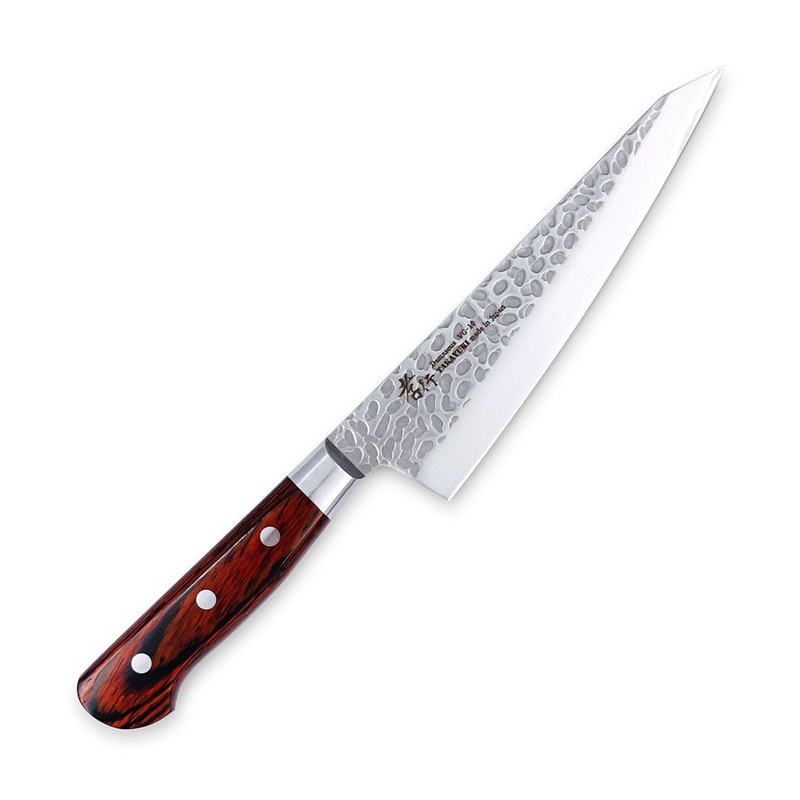 Sakai Takayuki Sabaki Honesuki Damascus Hammered VG-10 180mm (7.1")